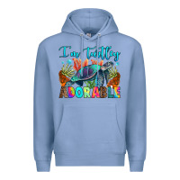 Colony Blue i'm turtley adorable Premium Hoodie - RanaPortraitStore