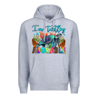Heather Grey i'm turtley adorable Premium Hoodie - RanaPortraitStore