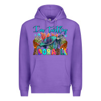 Purple i'm turtley adorable Premium Hoodie - RanaPortraitStore