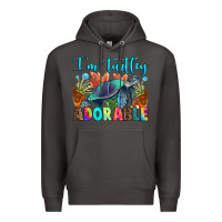 Smoke i'm turtley adorable Premium Hoodie - RanaPortraitStore