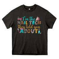 Asphalt i'm the nail tech they told you about bbs Heavy Core Tee - BundleAndBundleShop