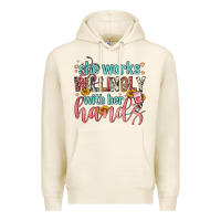 Tofu she works willingly with her hands Premium Hoodie - FaDigitalArtStudio