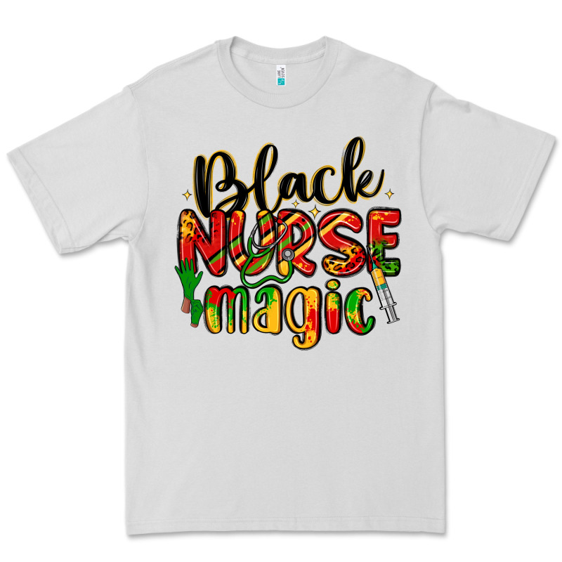Black Nurse Magic Premium Tee by LillyAllenDesigns | Teevron