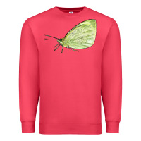 Cardinal Cabbage White Butterfly Premium Sweatshirt - LillyAllenDesigns
