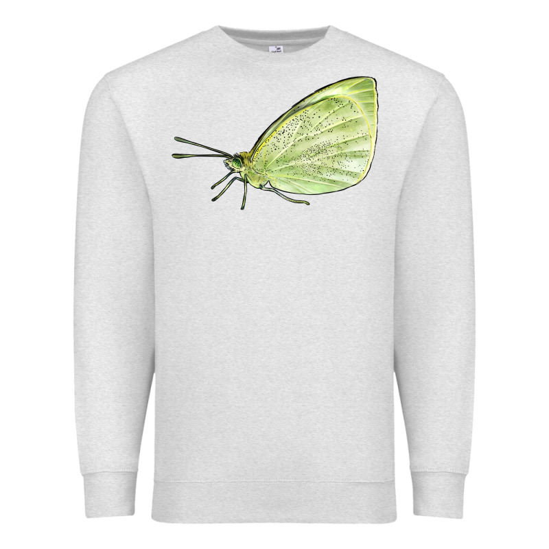 Cabbage White Butterfly Premium Sweatshirt by LillyAllenDesigns | Teevron