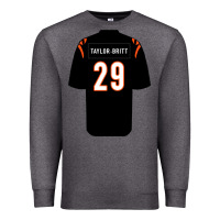 Charcoal Heather cam taylor britt jersey Premium Sweatshirt - lanVoArt