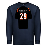 Navy cam taylor britt jersey Premium Sweatshirt - lanVoArt