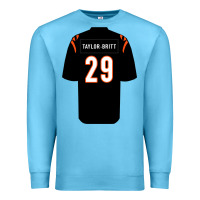 Ocean Blue cam taylor britt jersey Premium Sweatshirt - lanVoArt