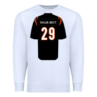 White cam taylor britt jersey Premium Sweatshirt - lanVoArt