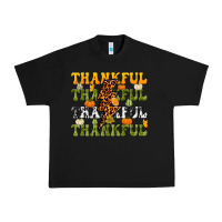 Black Thankful Thankful Thankful Urban Heavy Tee - NancyCooperArtShop