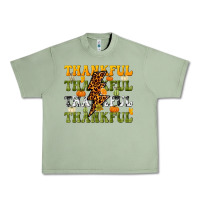 Oil Green Thankful Thankful Thankful Urban Heavy Tee - NancyCooperArtShop