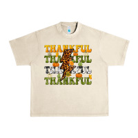 Sandshell Thankful Thankful Thankful Urban Heavy Tee - NancyCooperArtShop
