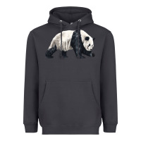 Smoke walking panda Heavyweight Hoodie - LillyAllenDesigns