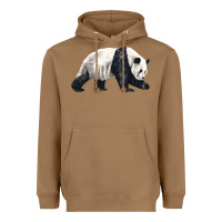 Toasted Coconut walking panda Heavyweight Hoodie - LillyAllenDesigns