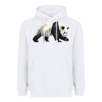 White walking panda Heavyweight Hoodie - LillyAllenDesigns