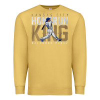 Antique Gold salvador pérez home run king Premium Sweatshirt - lanVoArt