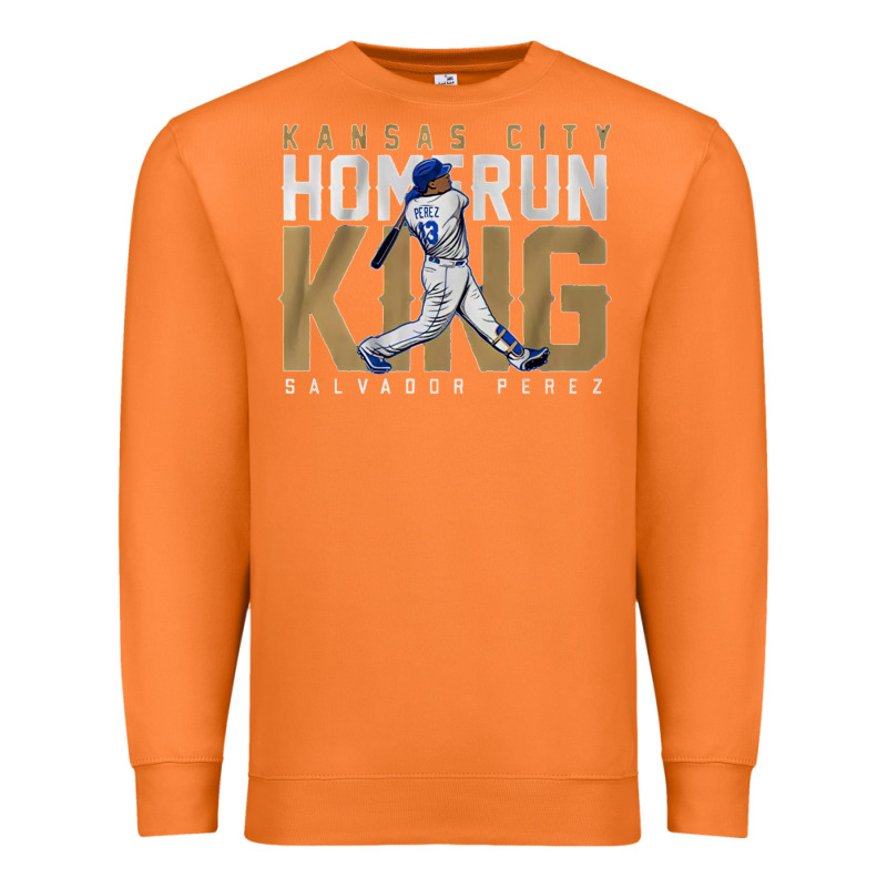 Salvador Pérez Home Run King Premium Sweatshirt by lanVoArt | Teevron