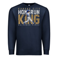Navy salvador pérez home run king Premium Sweatshirt - lanVoArt