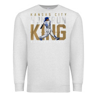 Oatmeal Heather salvador pérez home run king Premium Sweatshirt - lanVoArt