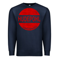 Navy vintage hudepohl beer Premium Sweatshirt - lanVoArt