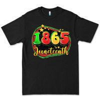 Black 1865 juneteenth Premium Tee - LillyAllenDesigns