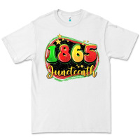 White 1865 juneteenth Premium Tee - LillyAllenDesigns