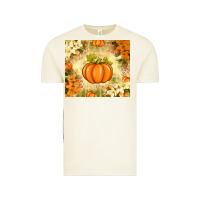 Vintage Arctic Fall Pumpkins with Flowers Vintage Tee - texasbilliewilder