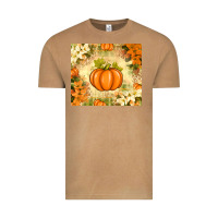 Vintage Camel Fall Pumpkins with Flowers Vintage Tee - texasbilliewilder