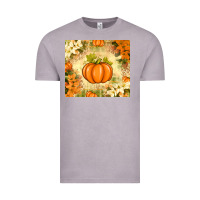 Vintage Zinc Fall Pumpkins with Flowers Vintage Tee - texasbilliewilder