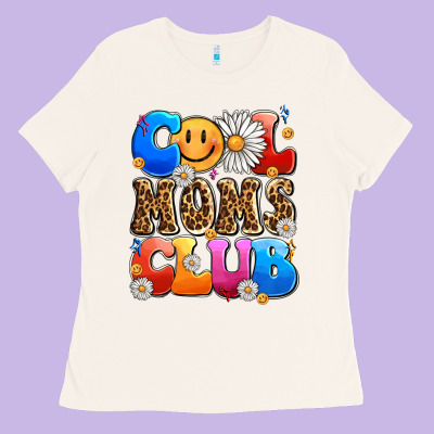 Cool Moms Club Ladies Tee Designed By Lillyallendesigns
