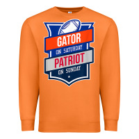 Carrot retro gator on saturday patriot on sunday gainesville gift Premium Sweatshirt - lanVoArt