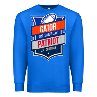 True Royal retro gator on saturday patriot on sunday gainesville gift Premium Sweatshirt - lanVoArt