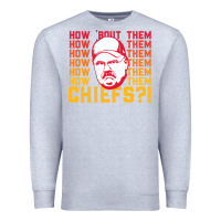 Heather Grey andy reid how about them.... Premium Sweatshirt - lanVoArt
