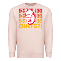Pale Pink andy reid how about them.... Premium Sweatshirt - lanVoArt