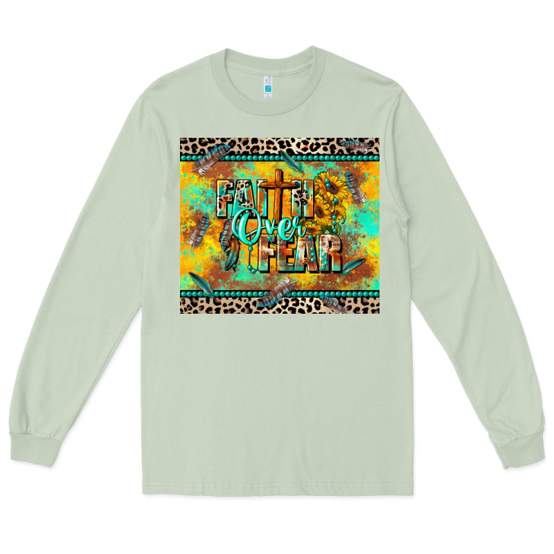 Faith Over Fear Long Sleeve Tee by CowGirlArtShop | Teevron