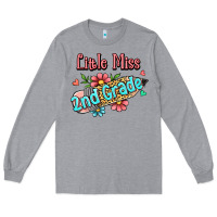 Heather Grey little miss second grade Long Sleeve Tee - Jasminsmagicworld