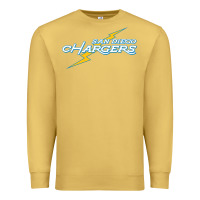Antique Gold vintage styled san diego chargers Premium Sweatshirt - lanVoArt