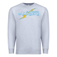 Heather Grey vintage styled san diego chargers Premium Sweatshirt - lanVoArt