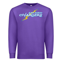 Purple vintage styled san diego chargers Premium Sweatshirt - lanVoArt
