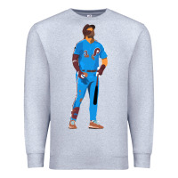 Heather Grey bryce harper powder blue Premium Sweatshirt - lanVoArt