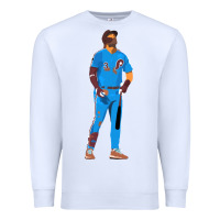 White bryce harper powder blue Premium Sweatshirt - lanVoArt