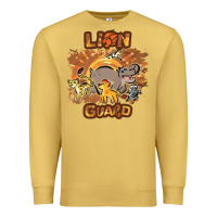 Antique Gold lion guard   cave painting Premium Sweatshirt - lanVoArt