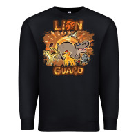 Black lion guard   cave painting Premium Sweatshirt - lanVoArt