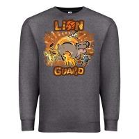 Charcoal Heather lion guard   cave painting Premium Sweatshirt - lanVoArt