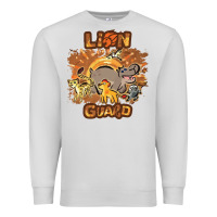Dove Grey lion guard   cave painting Premium Sweatshirt - lanVoArt