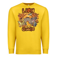 Lemon lion guard   cave painting Premium Sweatshirt - lanVoArt
