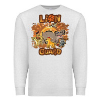 Oatmeal Heather lion guard   cave painting Premium Sweatshirt - lanVoArt