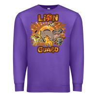 Purple lion guard   cave painting Premium Sweatshirt - lanVoArt
