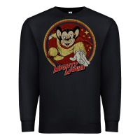 Black distressed mighty Premium Sweatshirt - lanVoArt