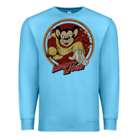 Ocean Blue distressed mighty Premium Sweatshirt - lanVoArt